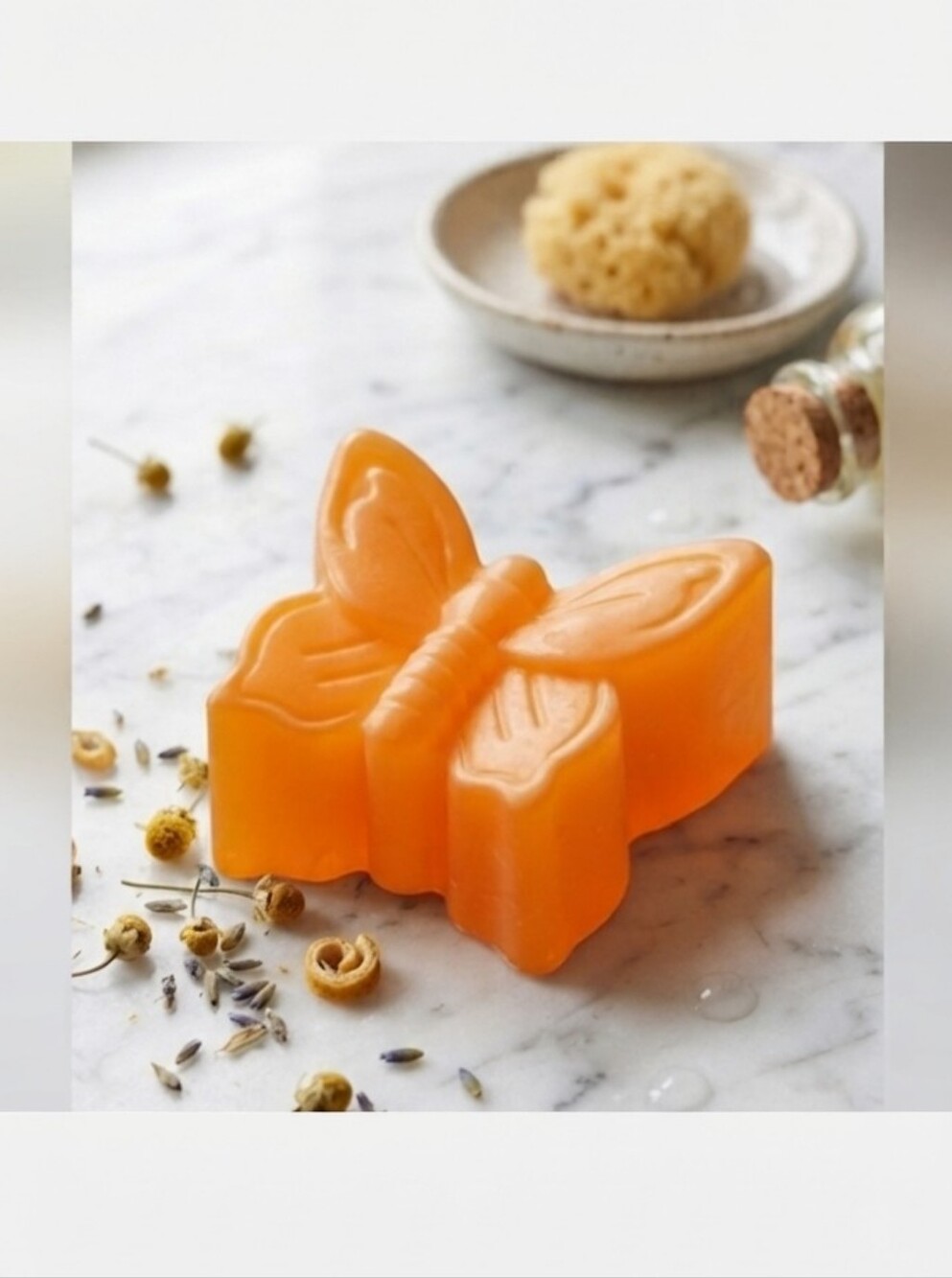 Hand Crafted Orange Goats Milk Soap NEW